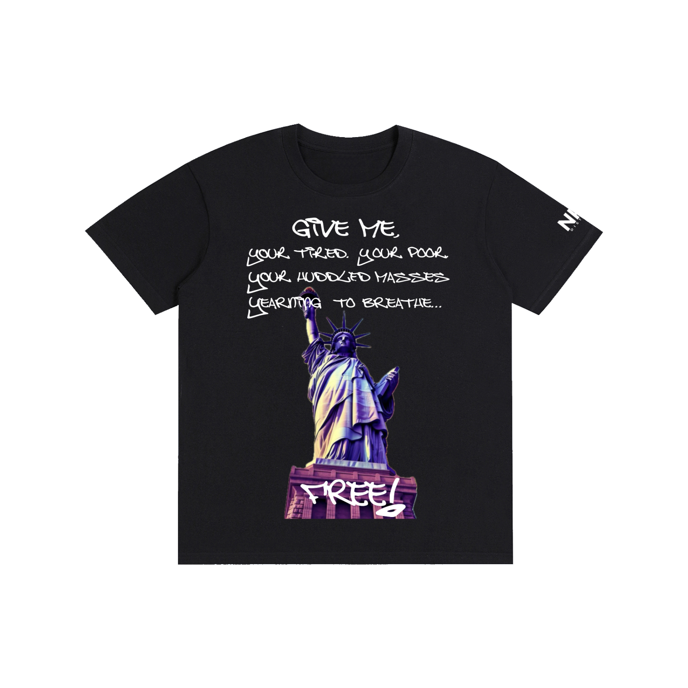 Statute of Liberty "Free" T-Shirt