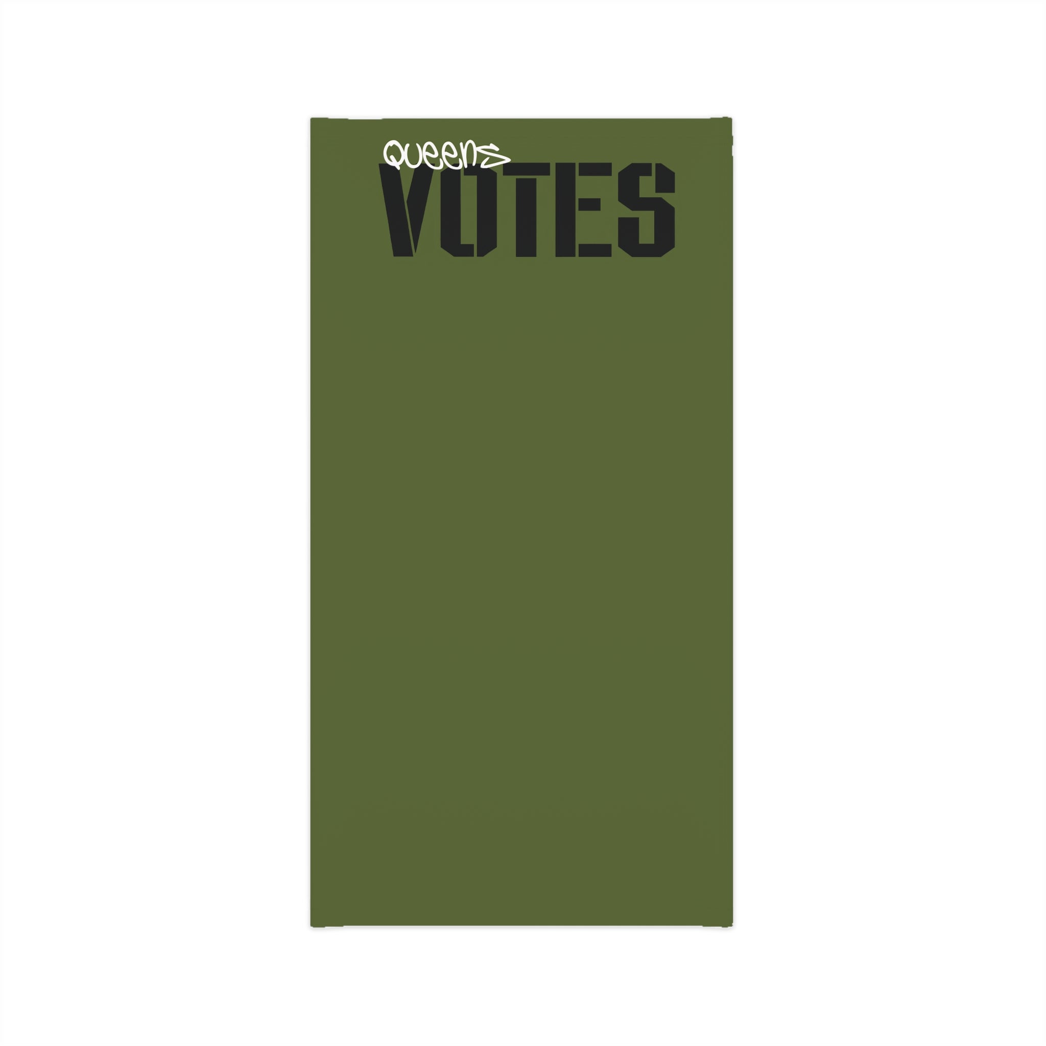 Queens Votes Neck Gaiter — Olive Lightweight Face Cover