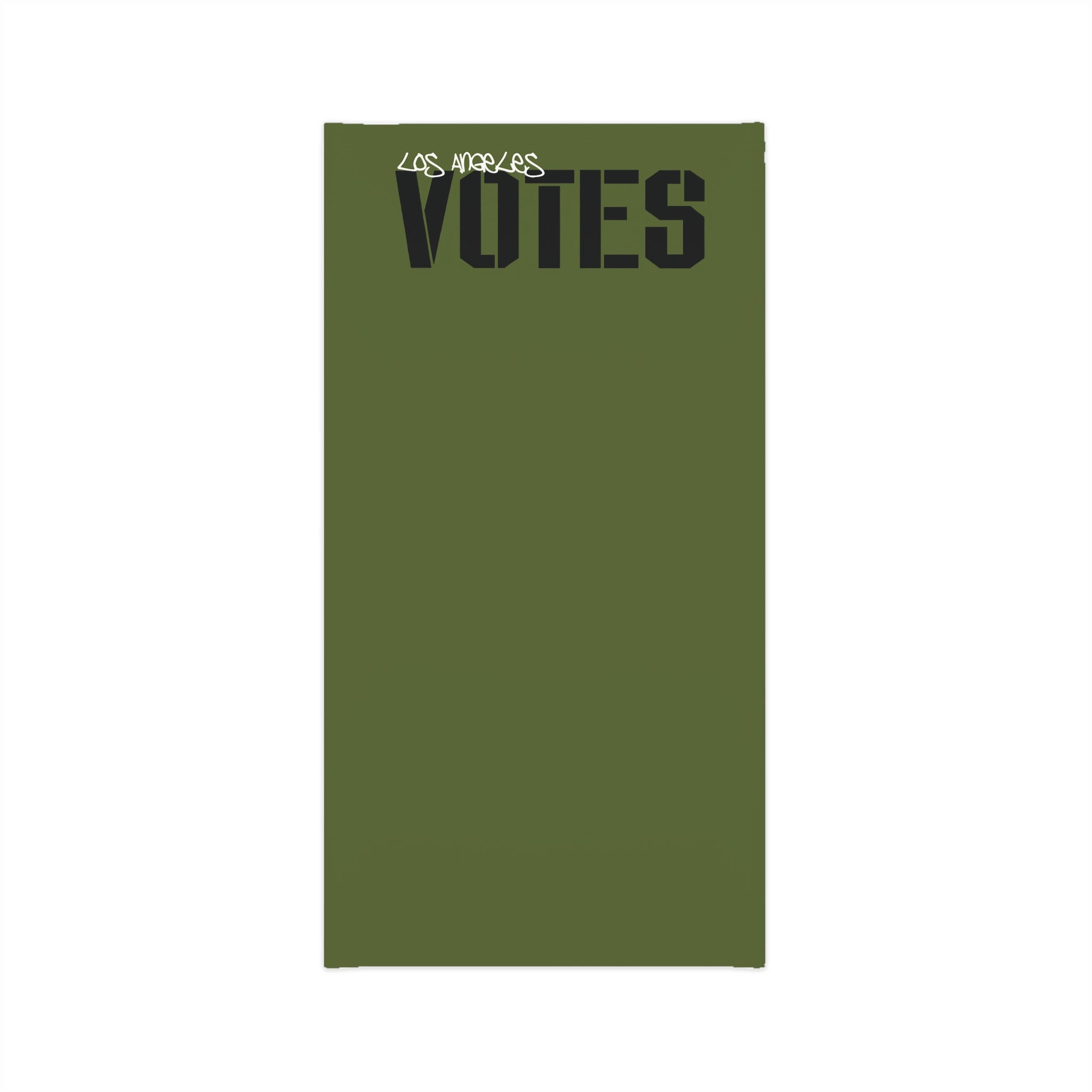 Los Angeles Votes Neck Gaiter — Olive Lightweight Face Cover