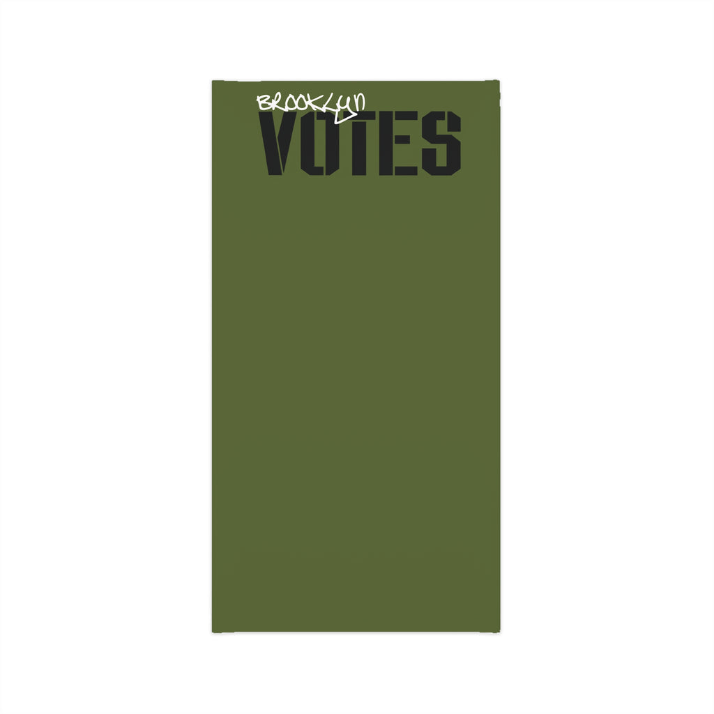Brooklyn Votes Neck Gaiter — Olive Lightweight Face Cover