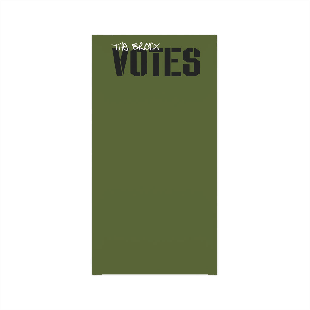 The Bronx Votes Neck Gaiter — Olive Lightweight Face Cover