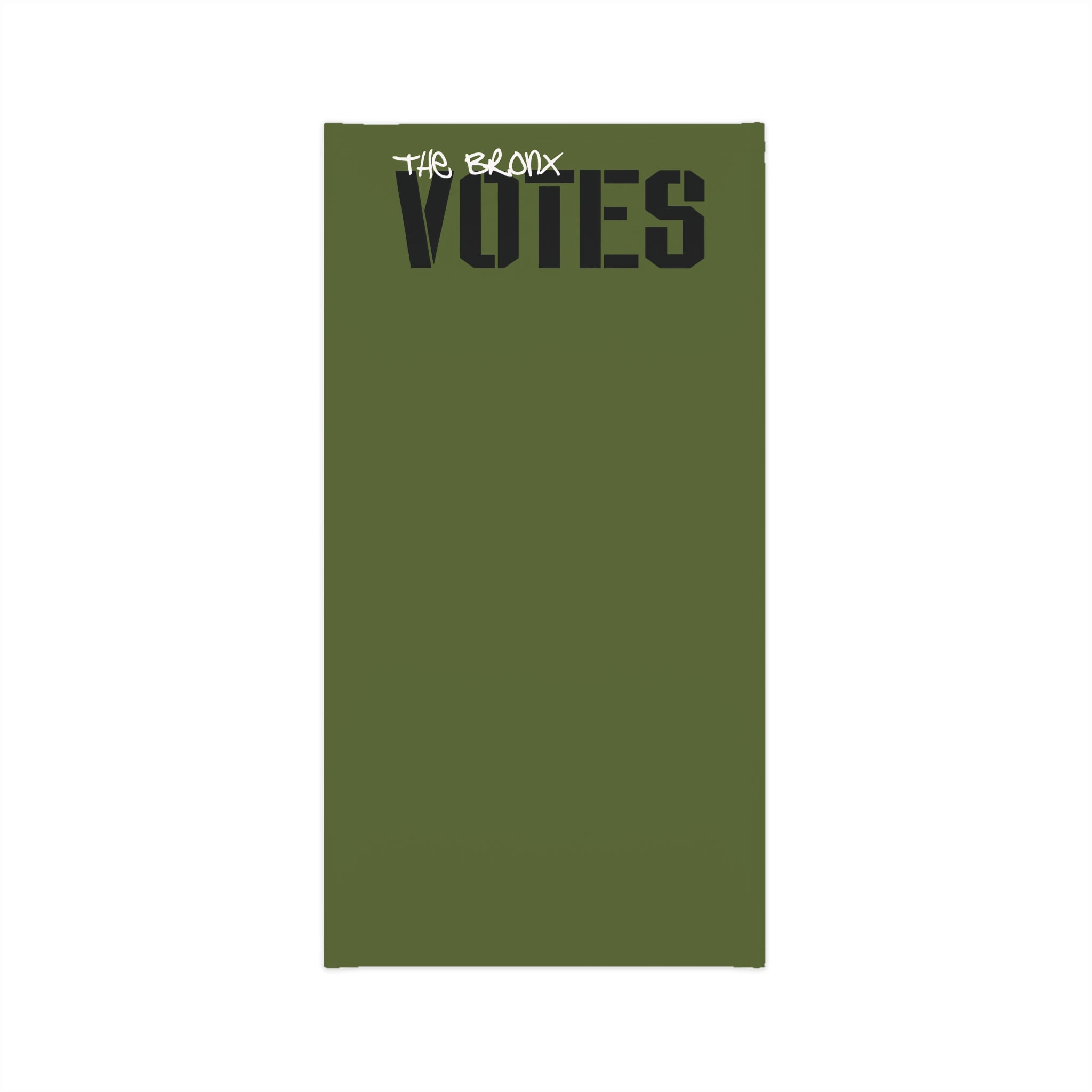 The Bronx Votes Neck Gaiter — Olive Lightweight Face Cover