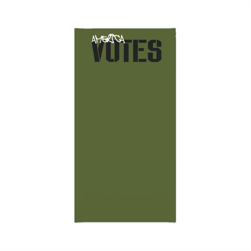 America Votes Neck Gaiter — Olive Lightweight Face Cover