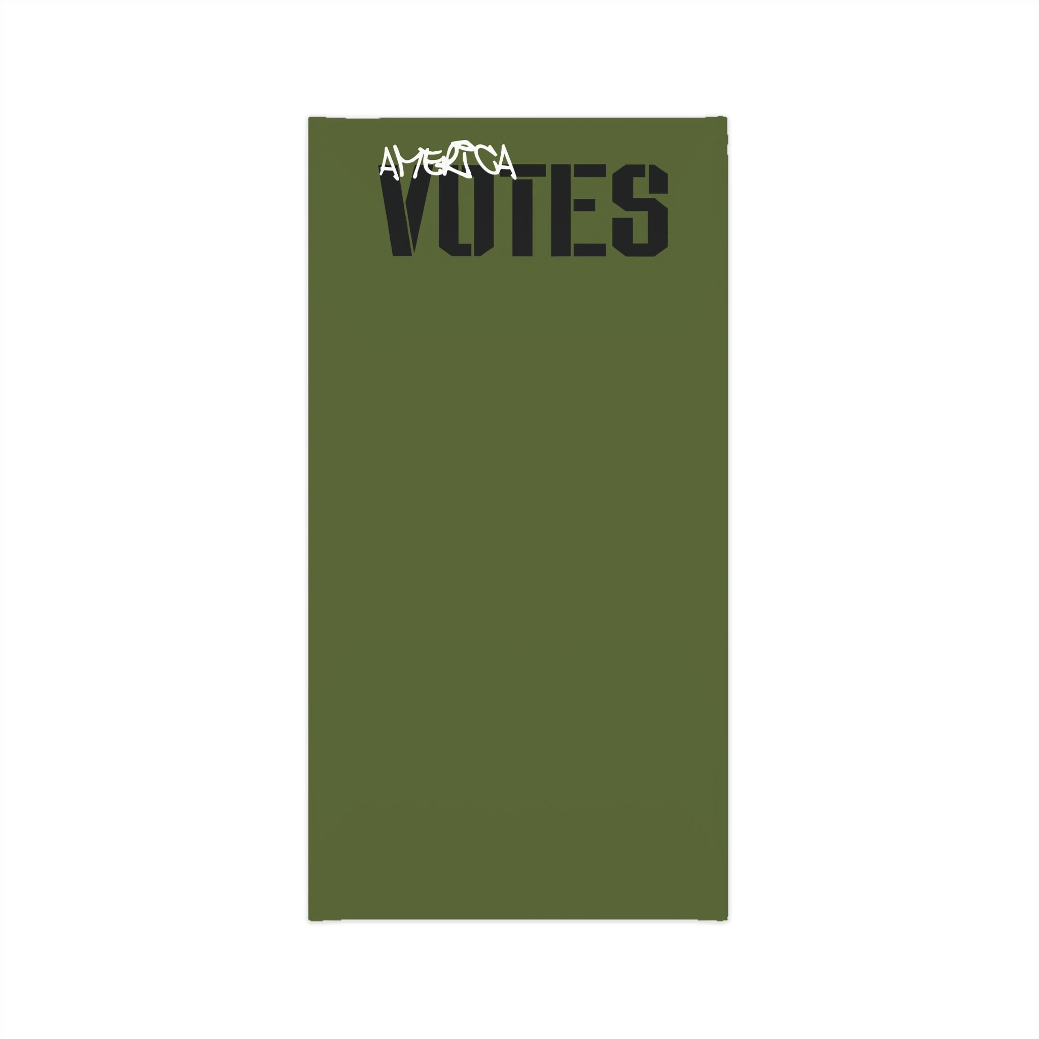 America Votes Neck Gaiter — Olive Lightweight Face Cover