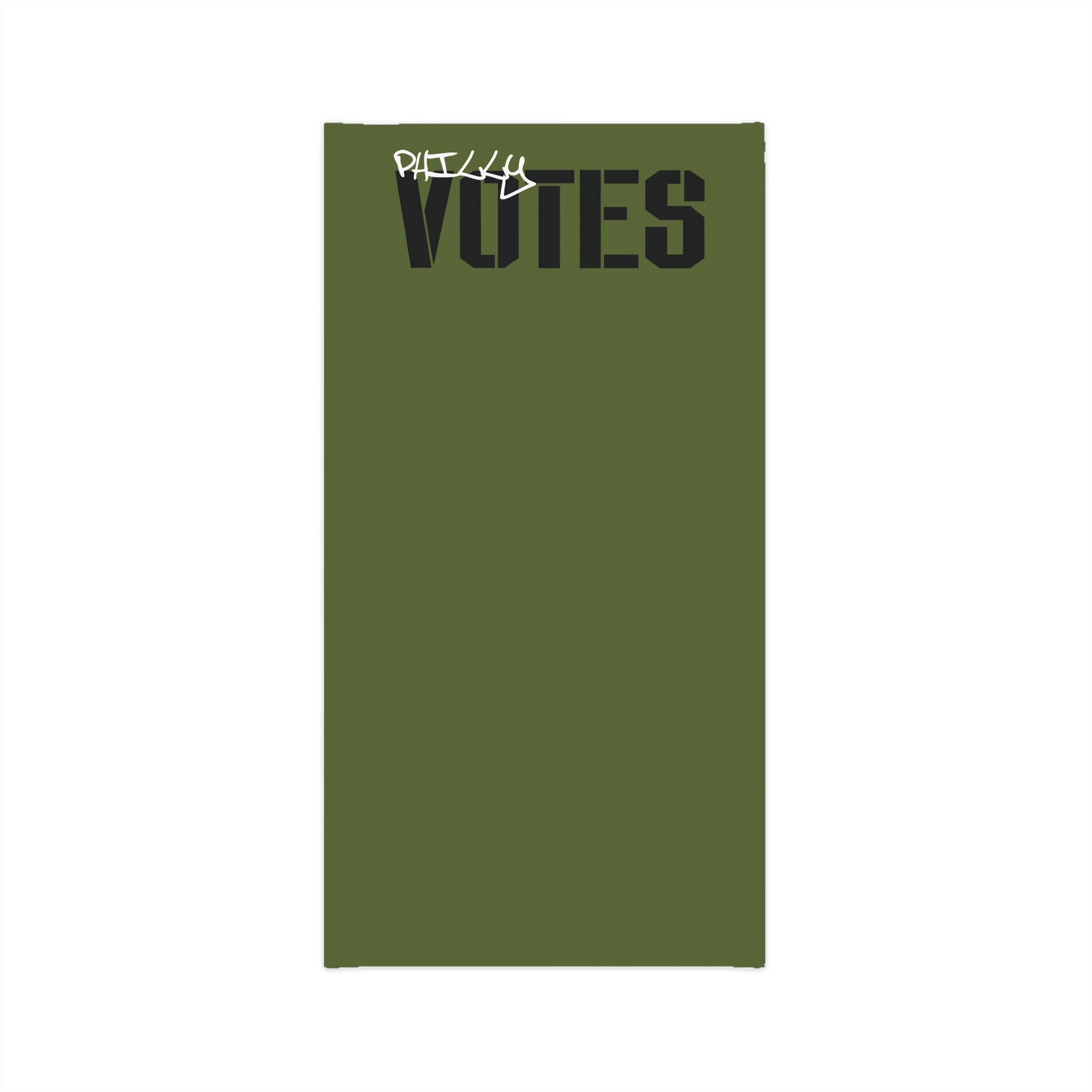 Philly Votes Neck Gaiter — Olive Lightweight Face Cover
